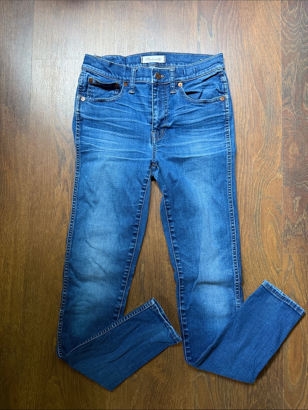 Madewell 9” high riser, skinny skinny